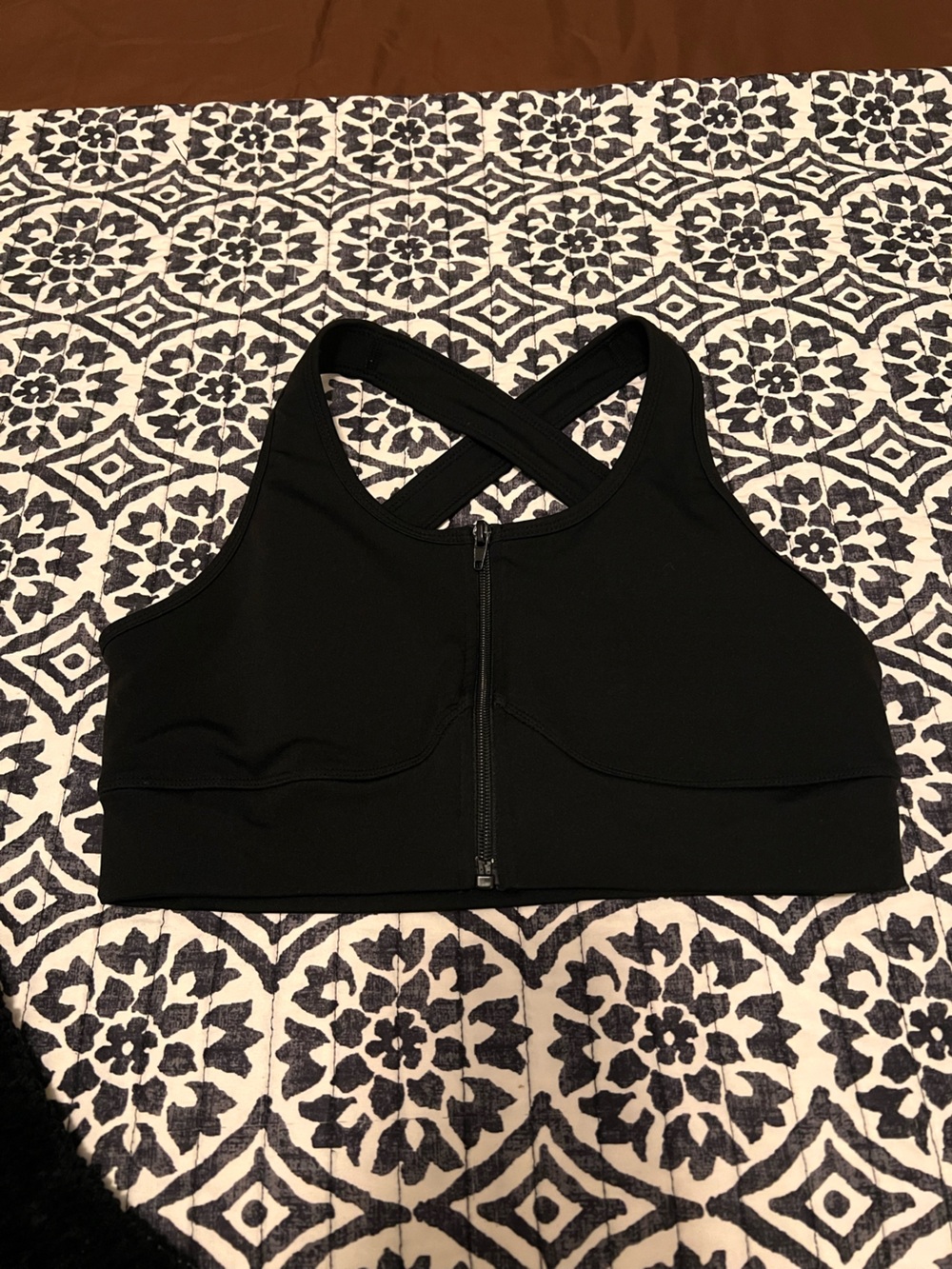 SHEIN Black Activewear Sports Bra with Tag